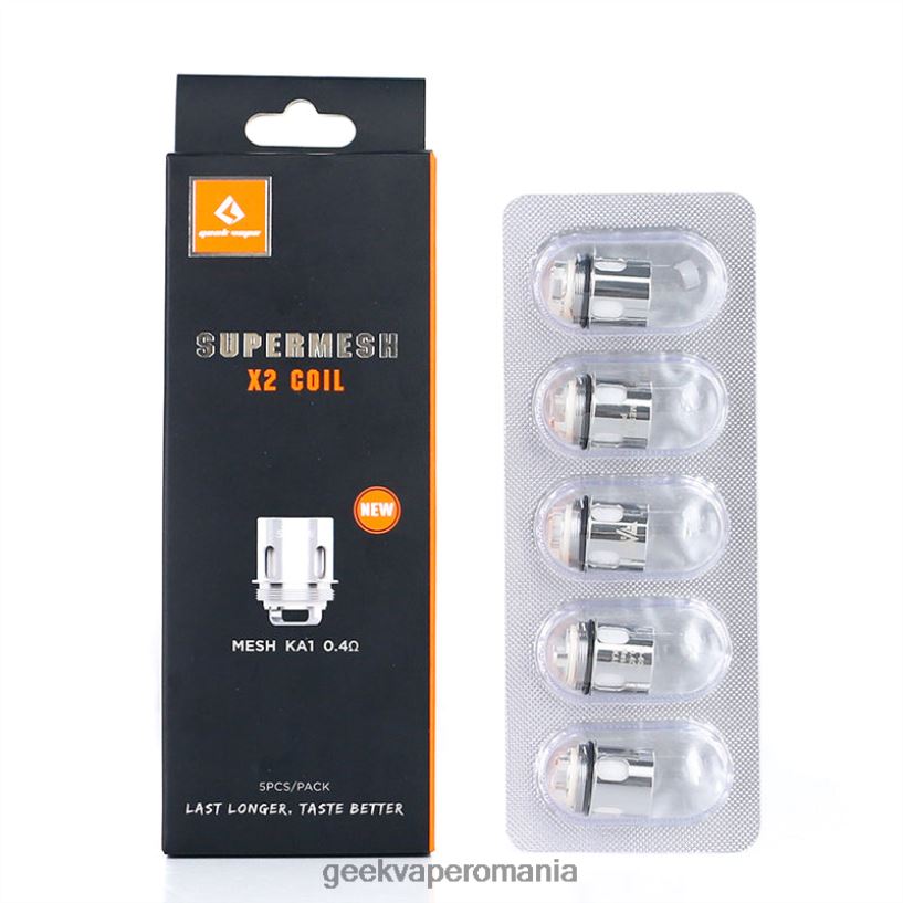 GeekVape Official Store - GeekVape bobine super mesh x1/x2 (versiune nouă) 0,4 ohmi 868JF817