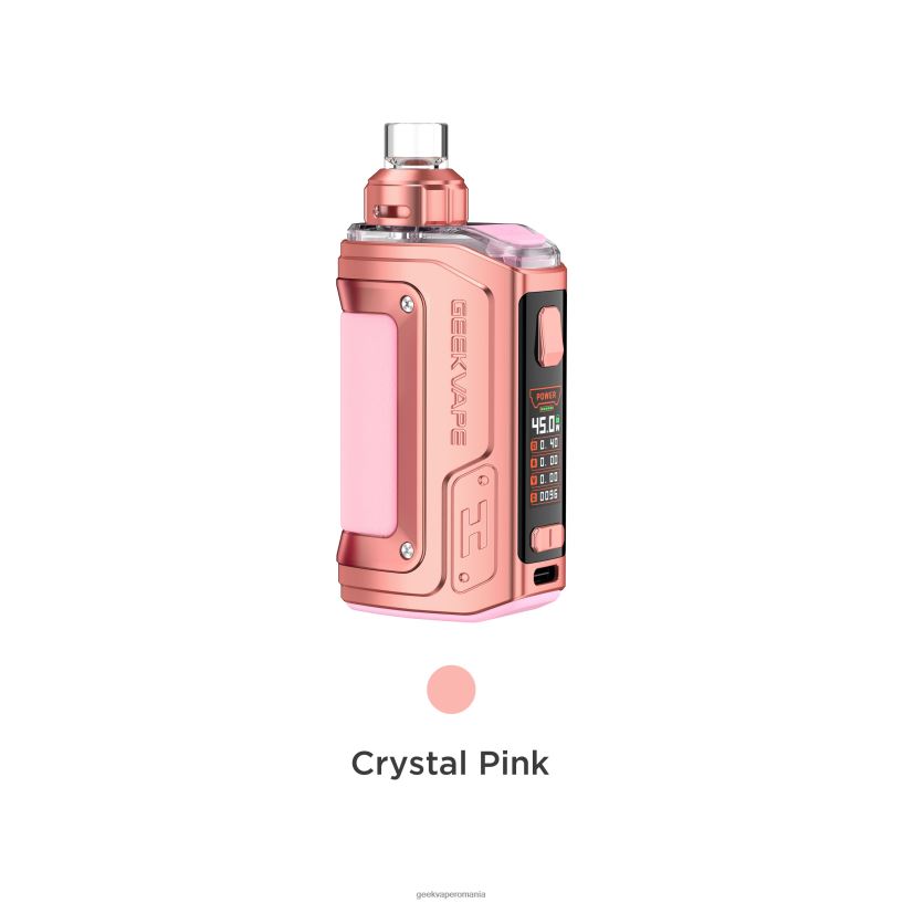 GeekVape Dealers - GeekVape h45 (aegis hero 2) pod mod kit ediție cristal roz cristal 868JF8140