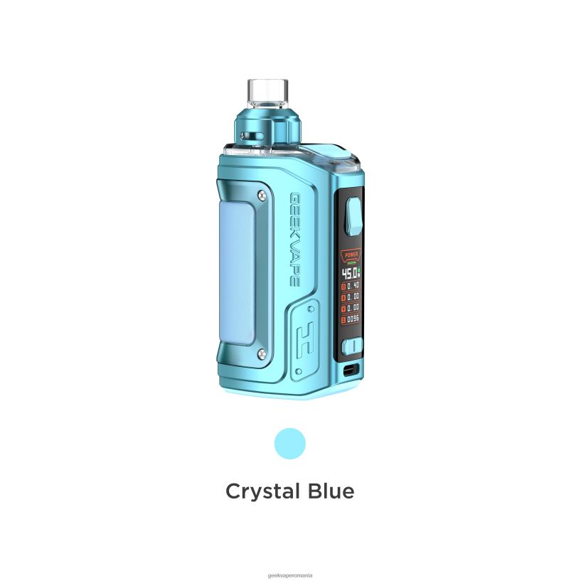 GeekVape Peru - GeekVape h45 (aegis hero 2) pod mod kit ediție cristal albastru cristal 868JF8142