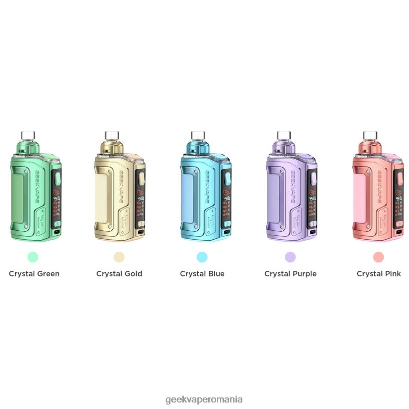 GeekVape Peru - GeekVape h45 (aegis hero 2) pod mod kit ediție cristal albastru cristal 868JF8142