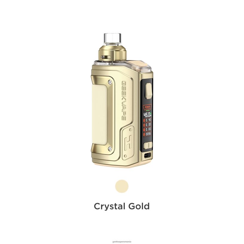 Geek Vape Peru - GeekVape h45 (aegis hero 2) pod mod kit ediție cristal aur de cristal 868JF8141