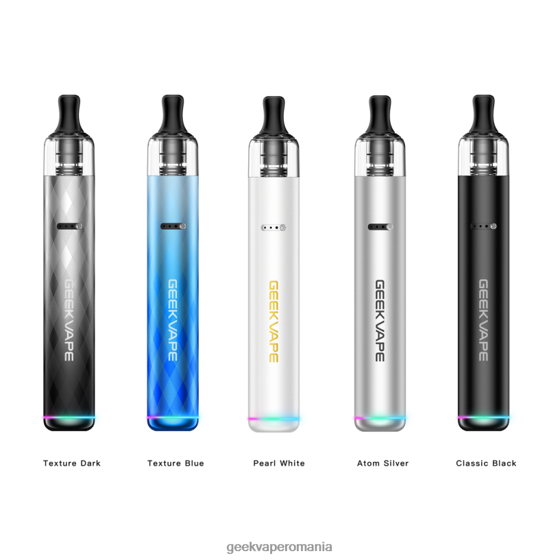GeekVape Store - GeekVape wenax s3 (stylus 3) kit stilou vape 1100mah argint atomic 868JF866